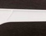 6.5" Light Weight CPLA Knife, white, with OPP bag