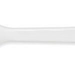 5" CPLA Spoon, white, with OPP bag