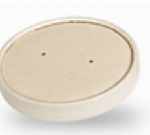 90mm Bamboo Paper Lid PLA Coating (6/8/12oz)