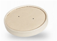90mm Bamboo Paper Lid PLA Coating (6/8/12oz)