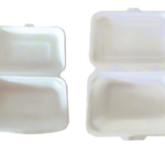 BAGASSE CLAMSHELLS 600ml(7x5")