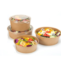 FOOD & SALAD BOWLS (PLA COATING) (FU) 330ml - Image 2