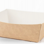 Kraft Paper Tray W/PLA Coating (FU) #4