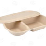 850ML 2 Comp Rectangular Container
