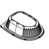 Recycled Pet Transparent Dome Lid 26.7*19.8*6.9cm - Image 2