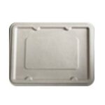 Bagasse 4 Compartment Tray Lid 281*216*9mm