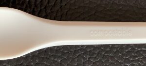 PLA Small Icecream Spoon, with OPP bag