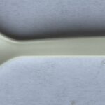 4" CPLA Spoon, white, with OPP bag