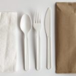 7” CPLA cutlery kit（1 layer napkin with paper bag）