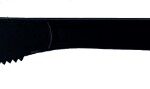 7" CPLA Knife, black, with OPP bag