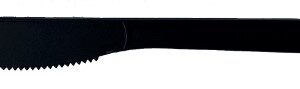 7" CPLA Knife, black, with OPP bag